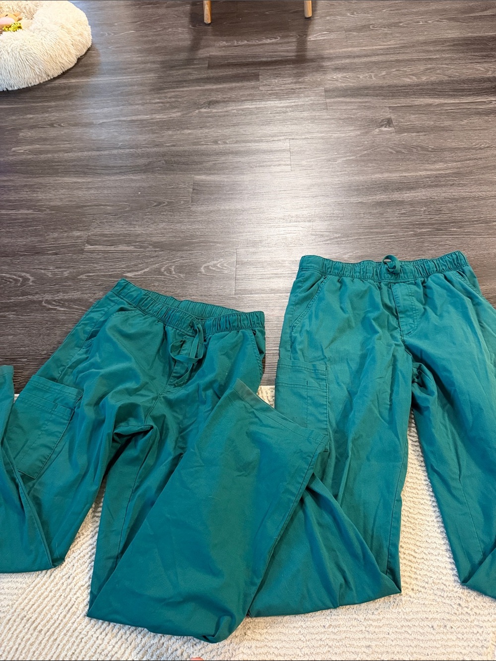 Hunter Teal Cargo Jogger Pants scrubs